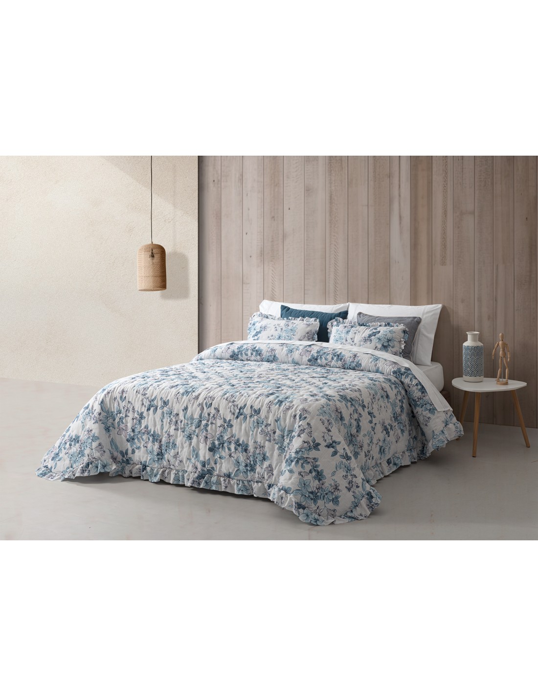 Colcha Bouti Reversible 120 Gramos Primavera Verano Casa Campo Mateo
