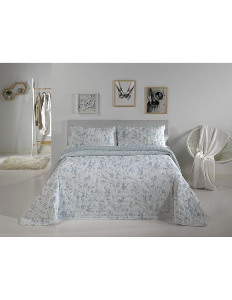 Colcha Bouti Reversible 120 Gramos Primavera Verano Casa Campo Petunia