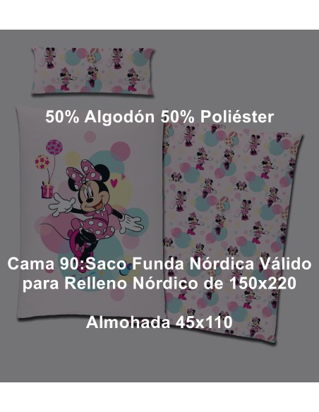 Funda Nórdica 2 Piezas Disney Minnie