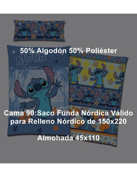 Funda Nórdica 2 Piezas Disney Stich