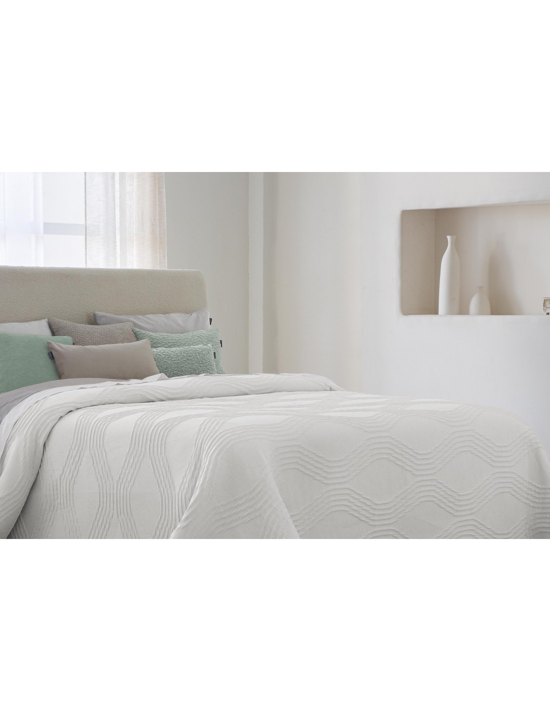 Colcha Pique Jacquard Fundeco Biset