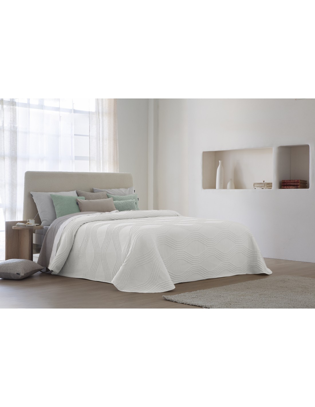 Colcha Pique Jacquard Fundeco Biset