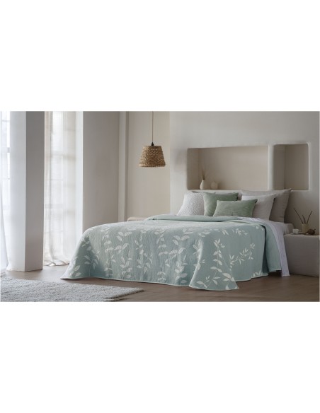 Colcha Pique Jacquard Reversible Fundeco Laisa
