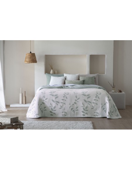 Colcha Pique Jacquard Reversible Fundeco Laisa