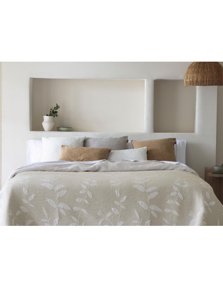 Colcha Pique Jacquard Reversible Fundeco Laisa