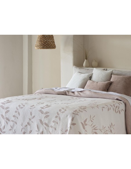 Colcha Pique Jacquard Reversible Fundeco Laisa
