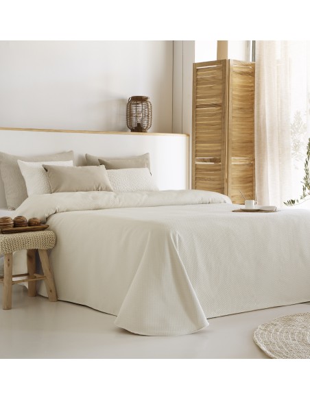 Colcha Pique Jacquard Fundeco Hoteles Lionel