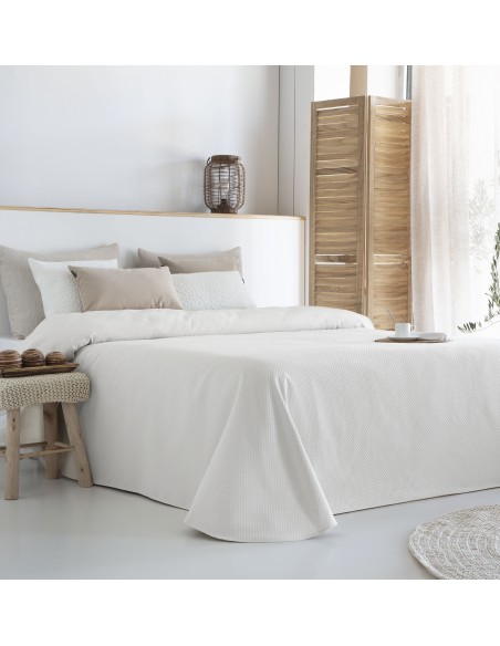 Colcha Pique Jacquard Fundeco Hoteles Lionel