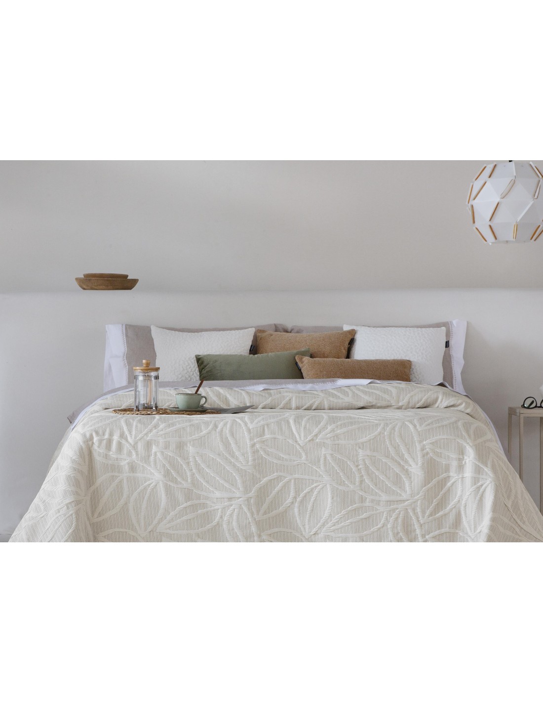Colcha Pique Jacquard Fundeco Loreta