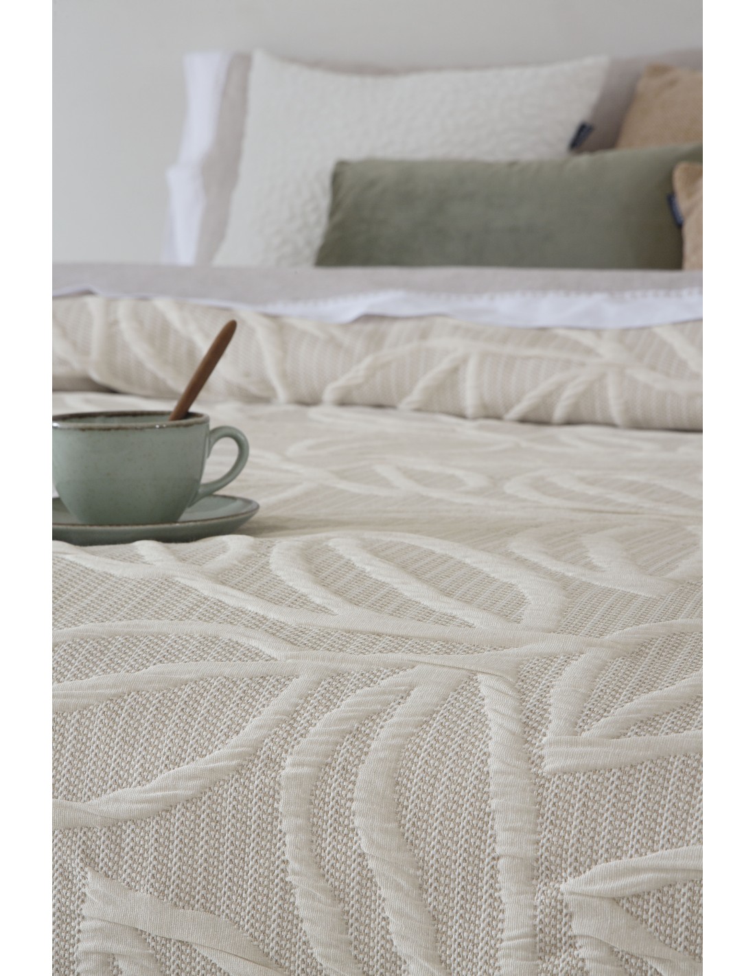 Colcha Pique Jacquard Fundeco Loreta