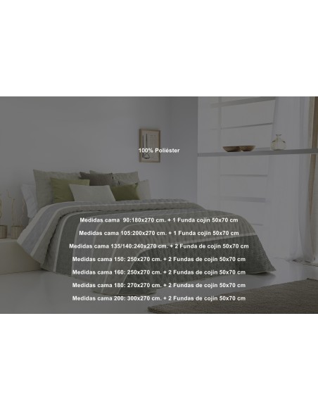 Colcha Bouti Fundeco Reversible 120 Gramos Babel