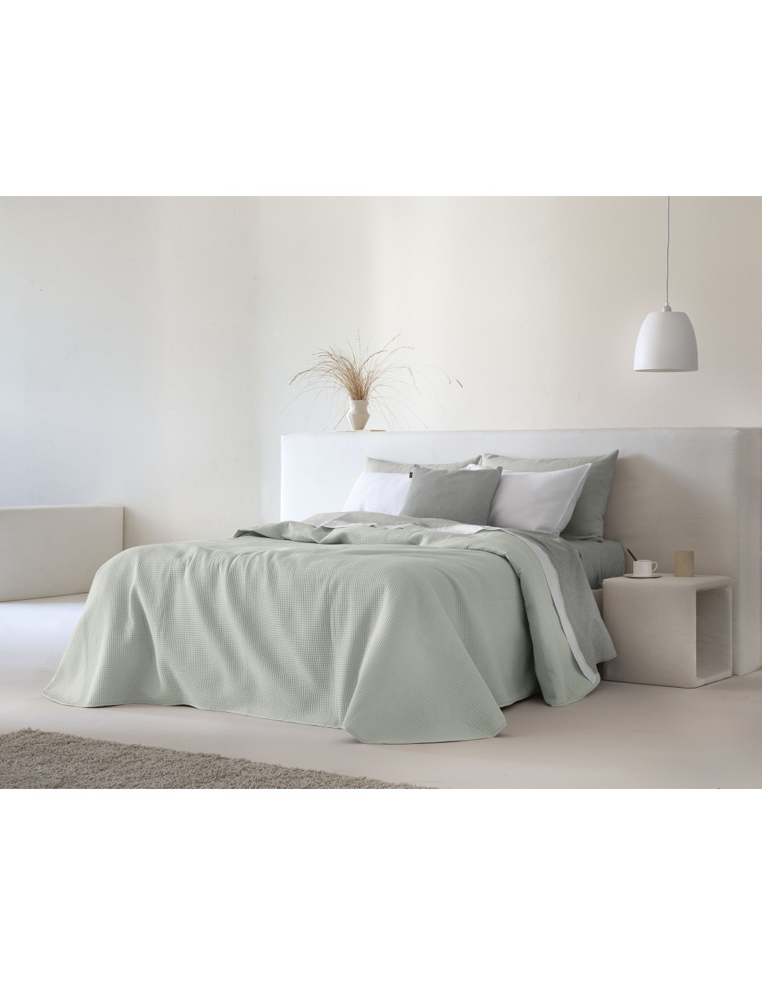 Colcha Bouti Fundeco Liso 120 Gramos Marina
