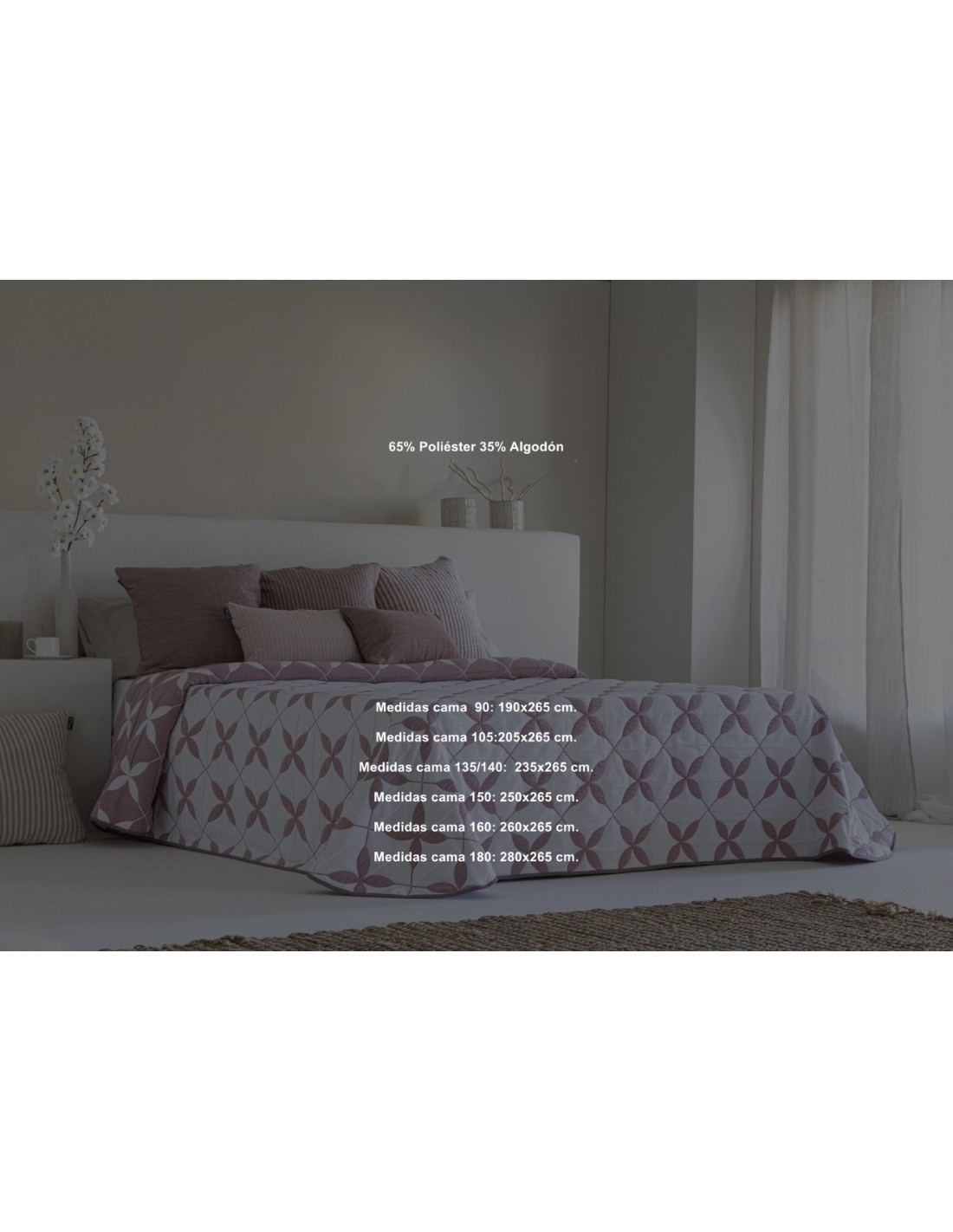 Colcha Reversible Egina Confecciones Paula
