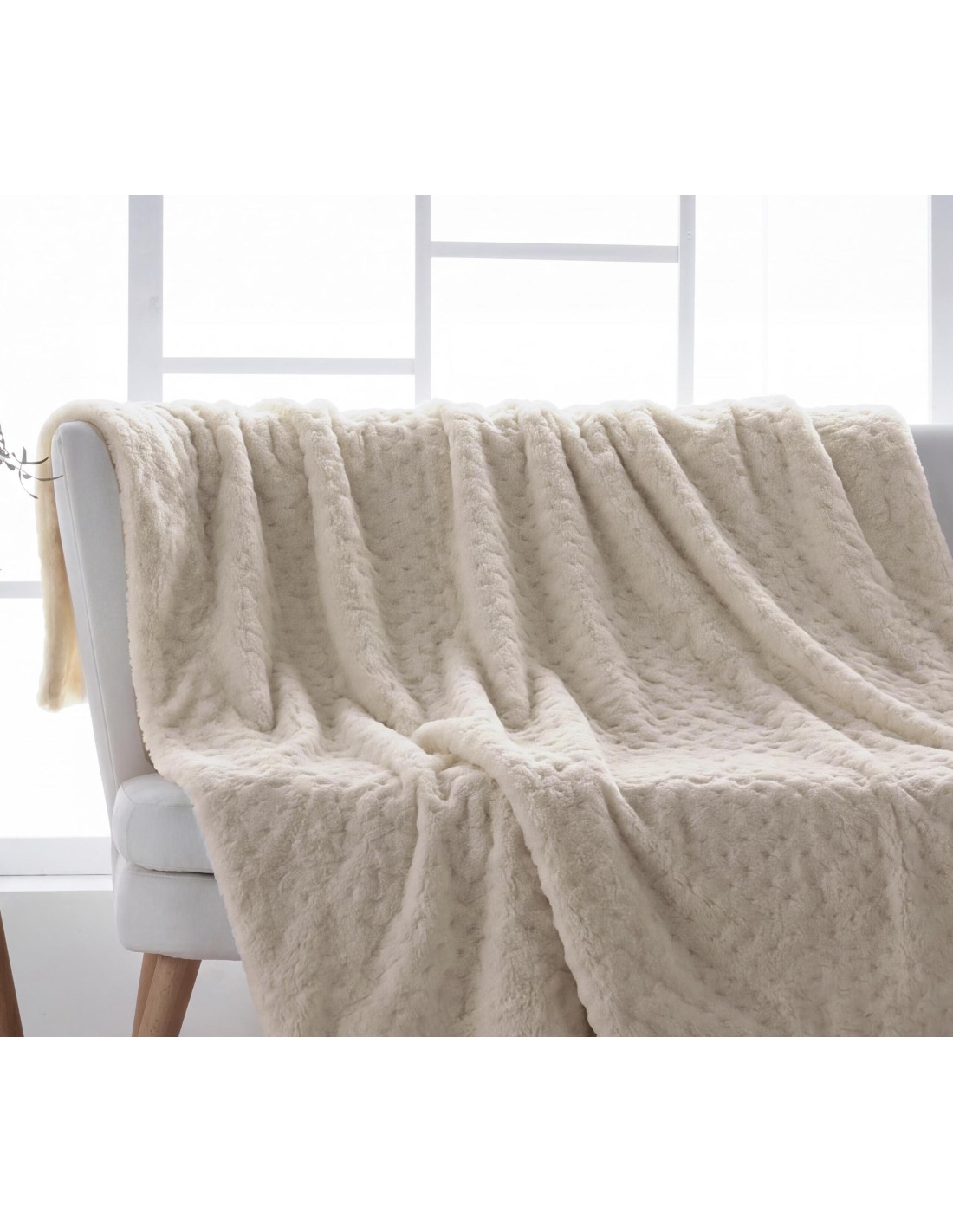 Mantas de sofá y plaids decorativos para sofá y cama |Leonard