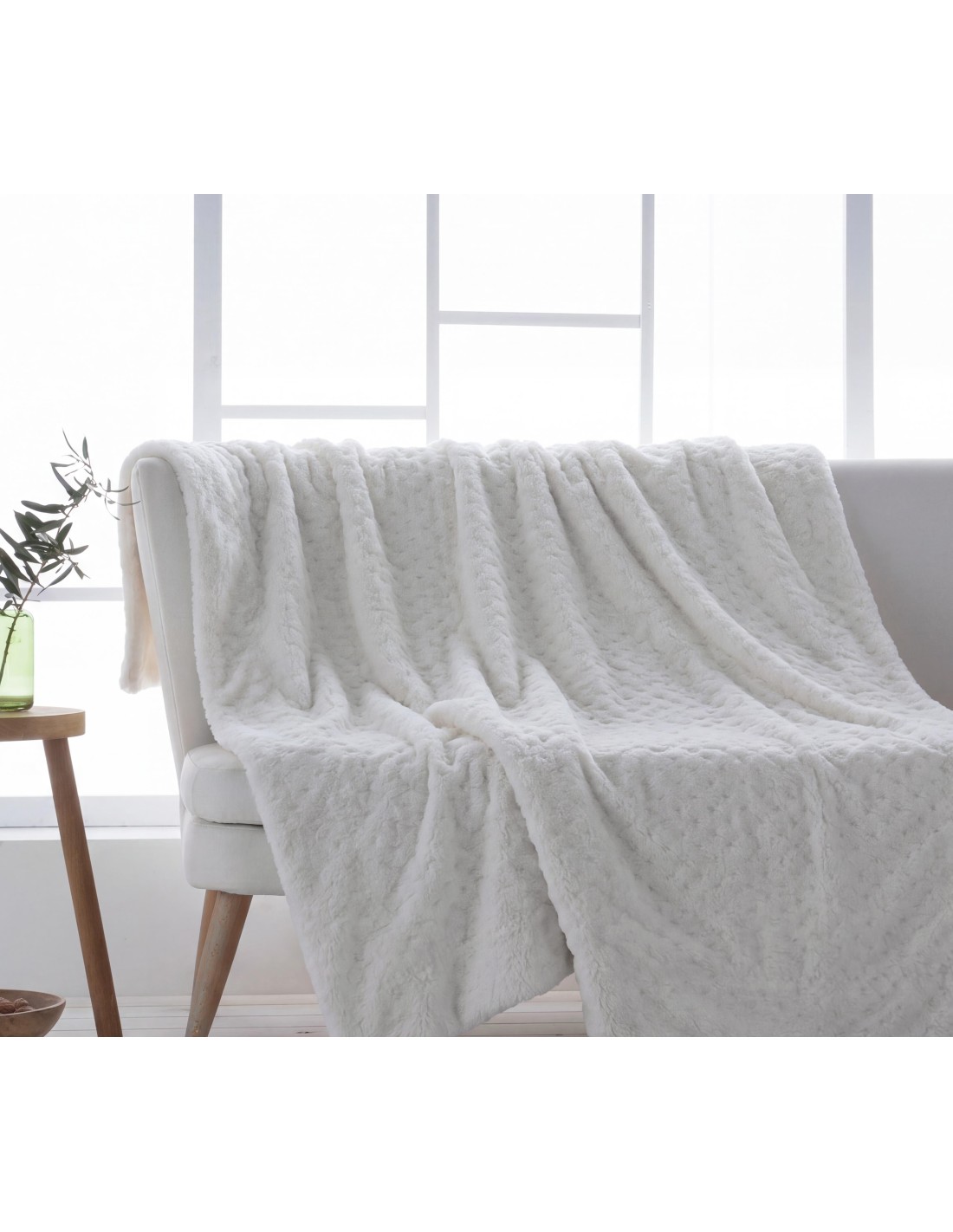 Mantas de sofá y plaids decorativos para sofá y cama |Leonard