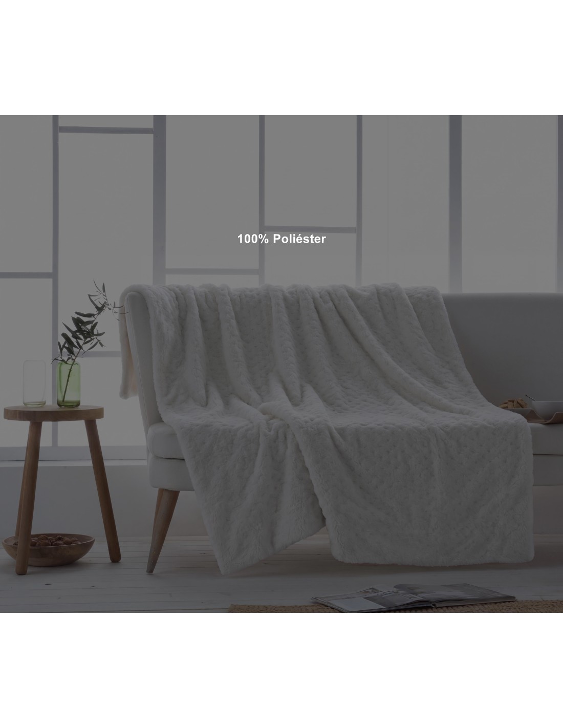 Mantas de sofá y plaids decorativos para sofá y cama |Leonard