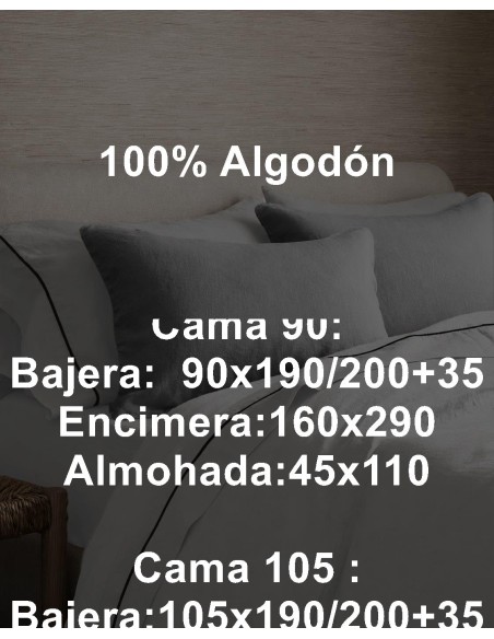 Juegos de Sábanas Lisas de Algodón de 200 Hilos Olimpia