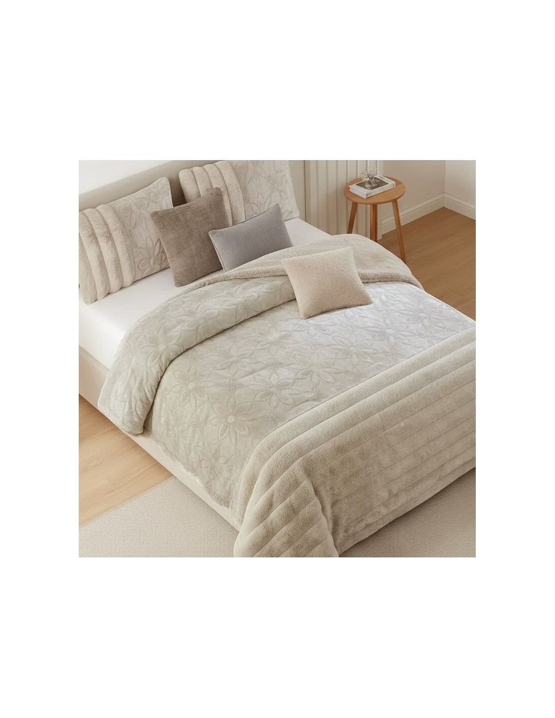 Edredón Sherpa Pierre Cardin Flor