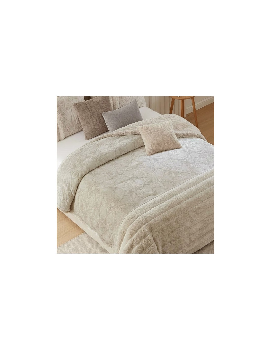 Edredón Sherpa Pierre Cardin Flor