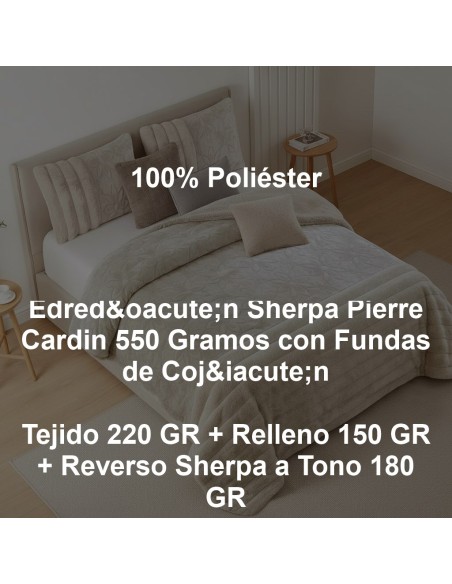 Edredón Sherpa Pierre Cardin Flor
