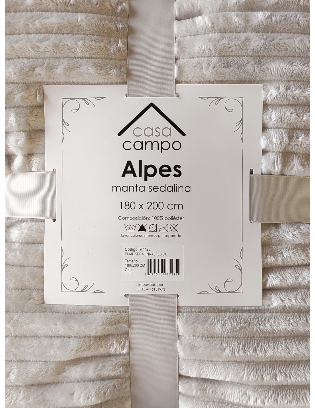 Plaid Sedalina 250 Gramos Alpes