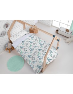 Duo funda nórdica + almohada Dinos