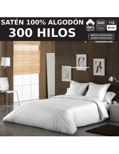 Juego de funda nórdica. Algodón 300 hilos. Es-Tela