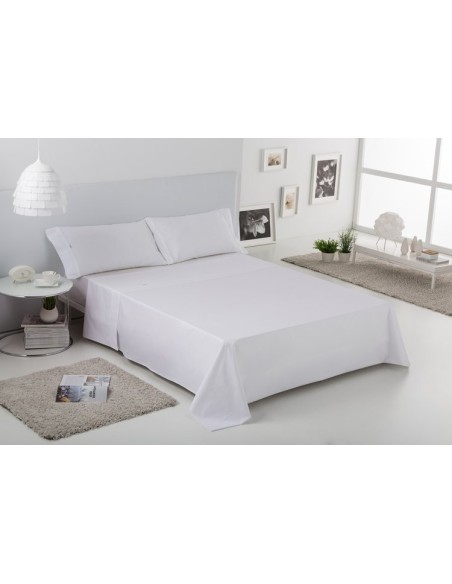 Sábana encimera COMBI LISOS. 100% algodón (144 hilos). Es-Tela