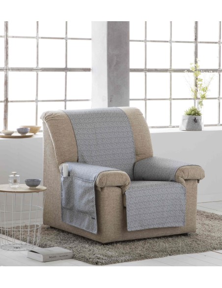 Funda De Sofá Practica, Salva Sofa Luna, 2 Plazas 110 X 220 Cm. Gris  Estoralis con Ofertas en Carrefour