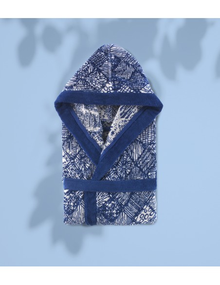 Albornoz Terciopelo Jacquard Steel